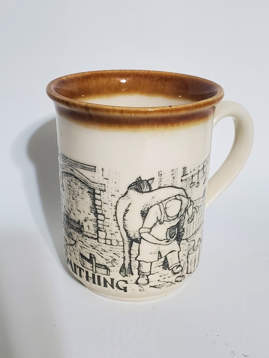 Biltons Other - Biltons Blacksmithing Made in England Coffee Mug Cut Relief Design 8 oz